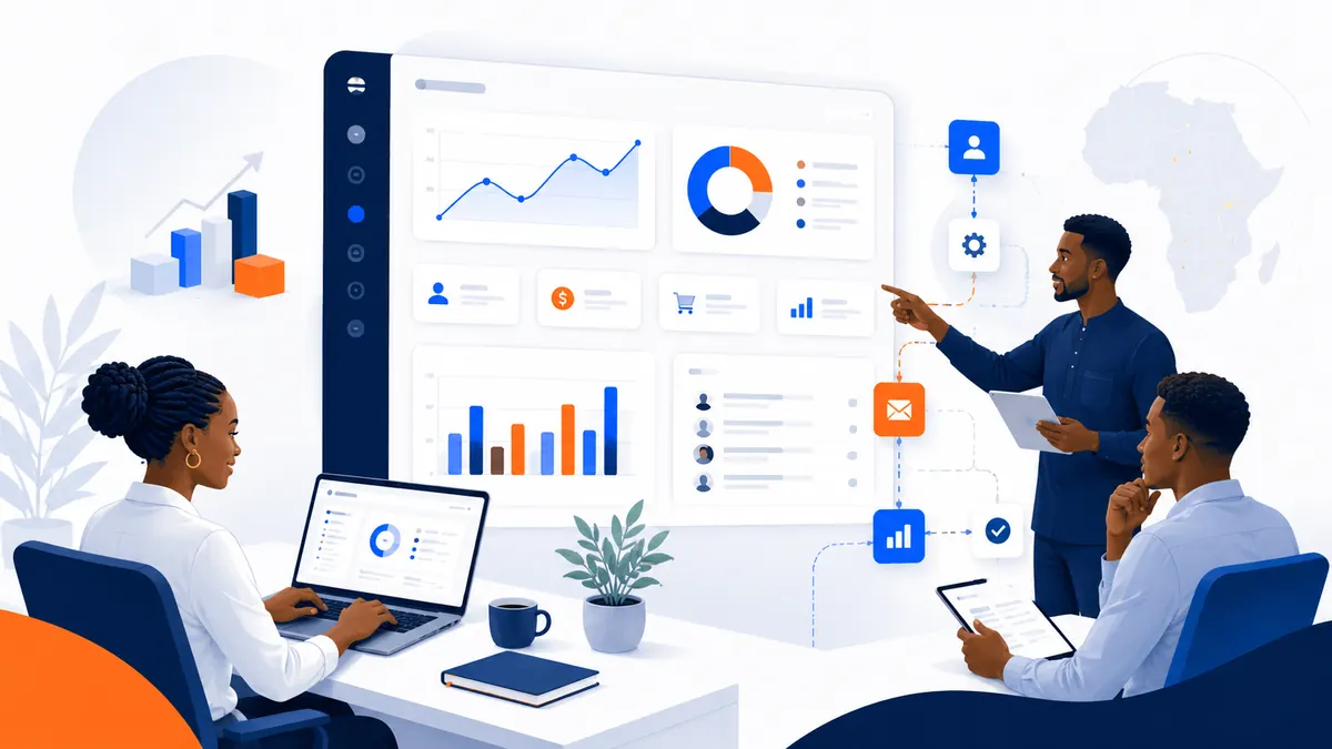 Digital analytics dashboard for African business lead generation - Digitera Africa