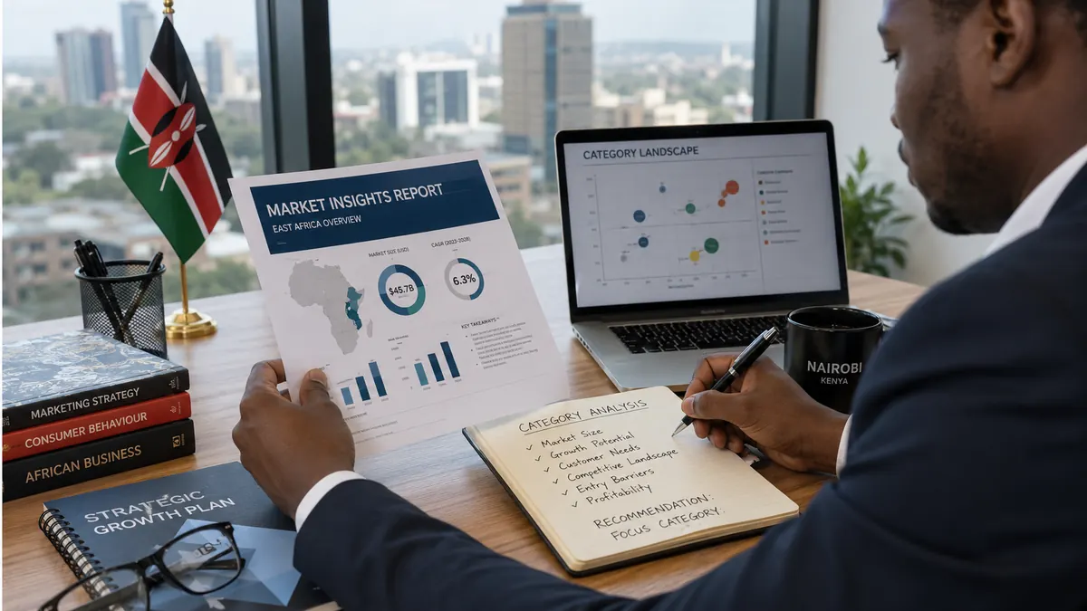 Business owner reviewing website enquiries and WhatsApp leads - Digitera Africa