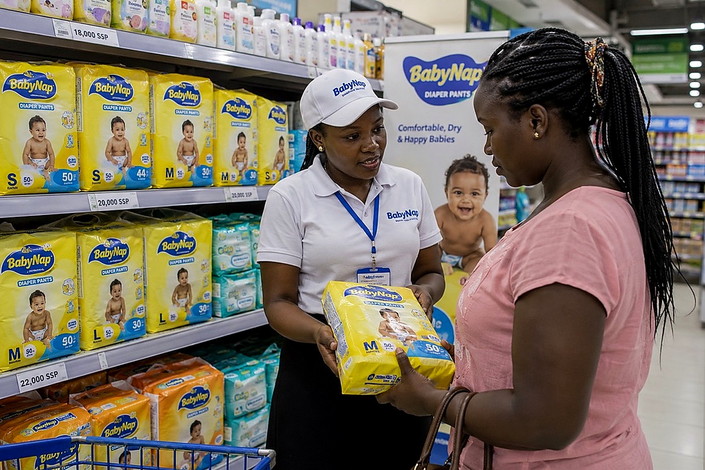 BabyNap product education retail activation in store