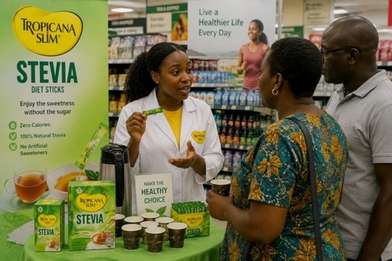 Retail education turned a shelf product into a practical conversation about taste, dosage and daily use.